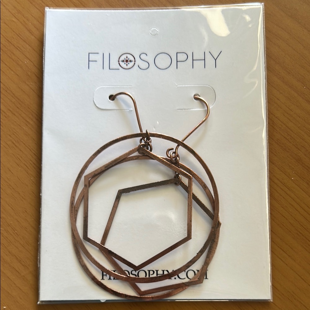 Filosophy Gypsy Hexagon Hoops